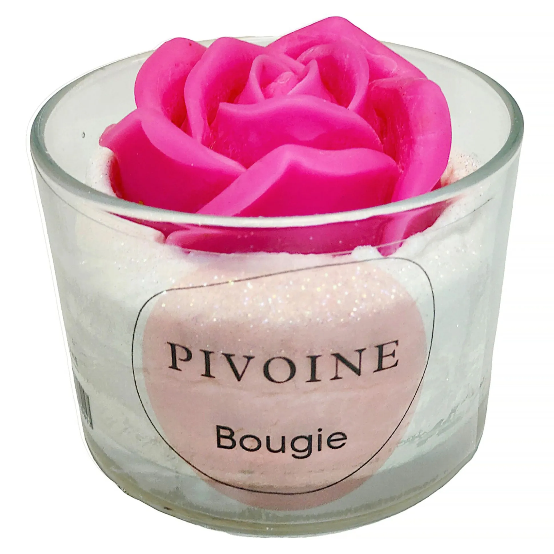 Bougie Verrine Pivoine