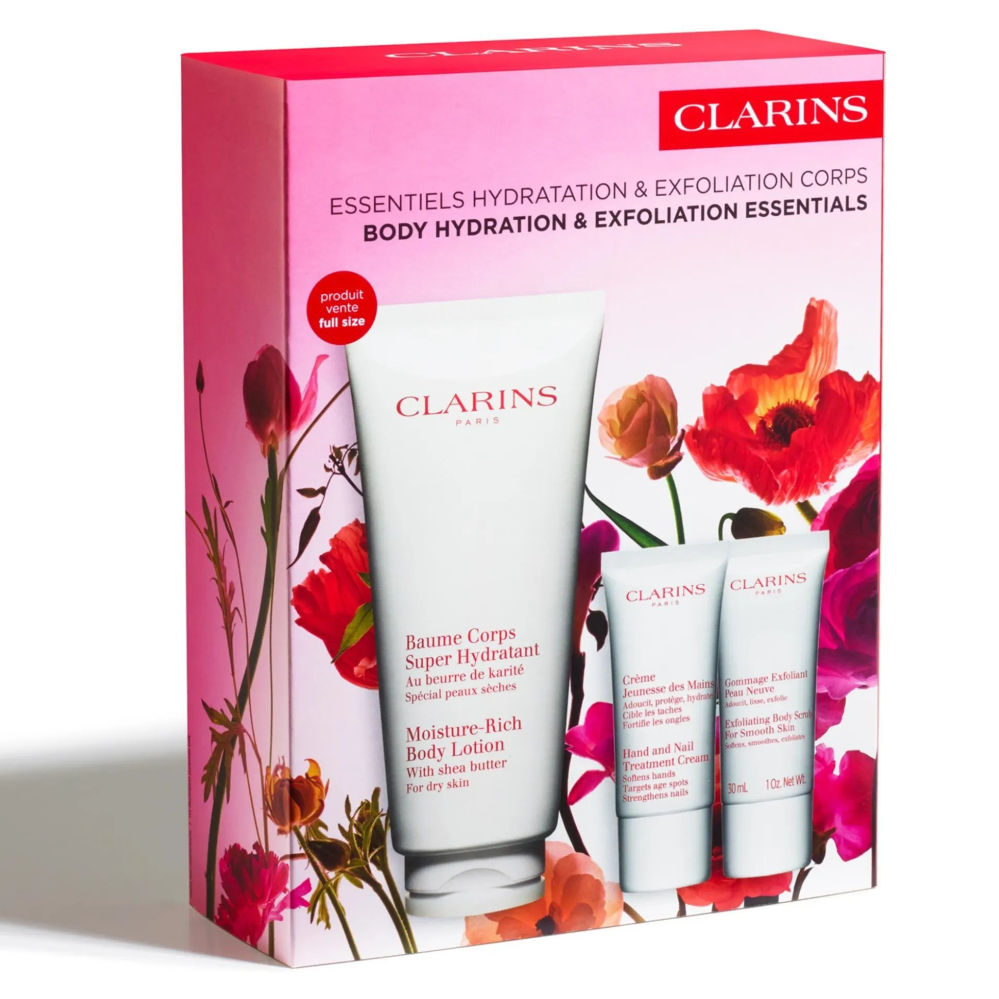 Coffret Essentiels Hydratation & Exfoliation Corps