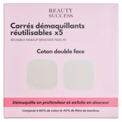 Kit De 5 Cotons Démaquillants Réutilisables